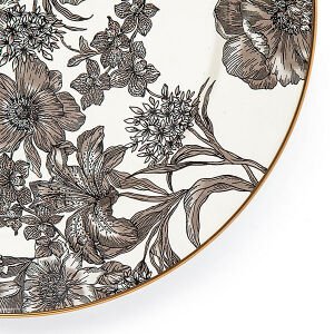 Sterling English Garden Enamel Charger/Plate