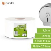 Senta Jumbo 2 Katlı Tuvalet Kağıdı 5kg - 12 RULO