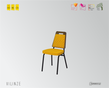 Vilinze Ceyhan Sarı Sandalye