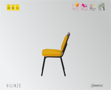 Vilinze Ceyhan Sarı Sandalye