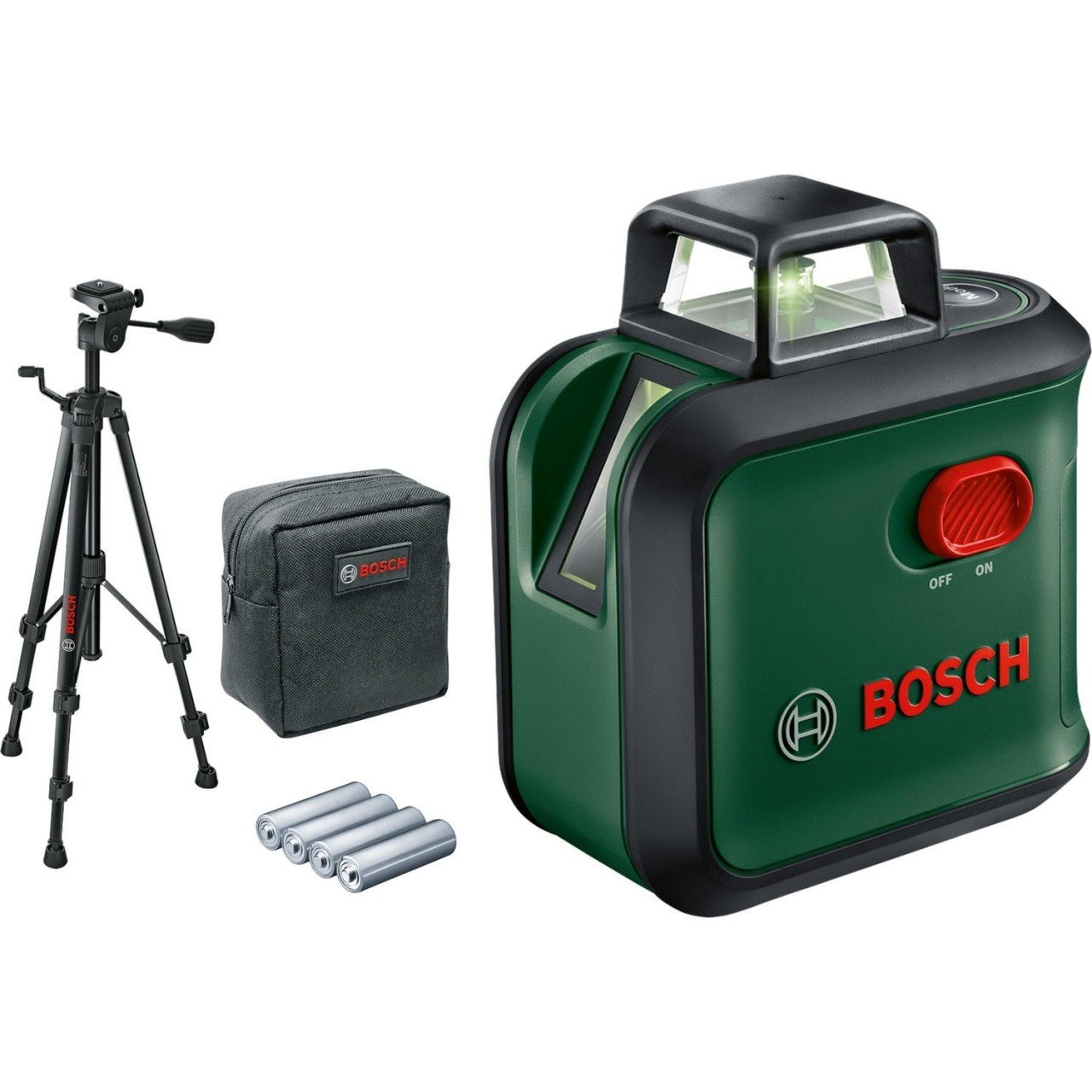 Bosch AdvancedLevel 360 + Sehpa Çapraz Çizgi Lazeri