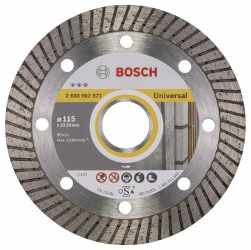 Bosch Stand. For Universal Turbo 115mm Elmas Kesme Diski