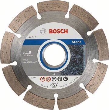 Bosch Professional Elmas Bıçak, 115 mm, Gri