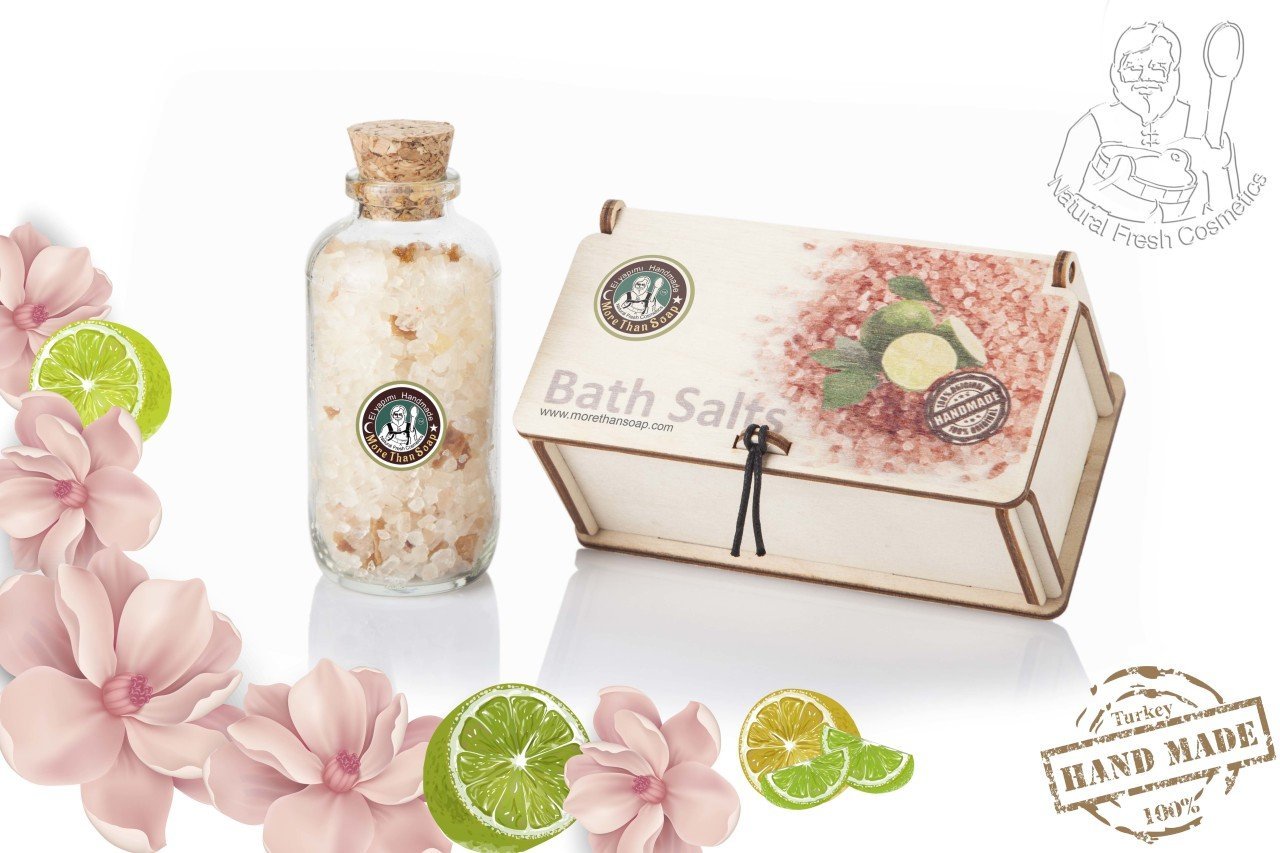 Misket Limonu Banyo Tuzu / Lime Bath Salt 95 gr