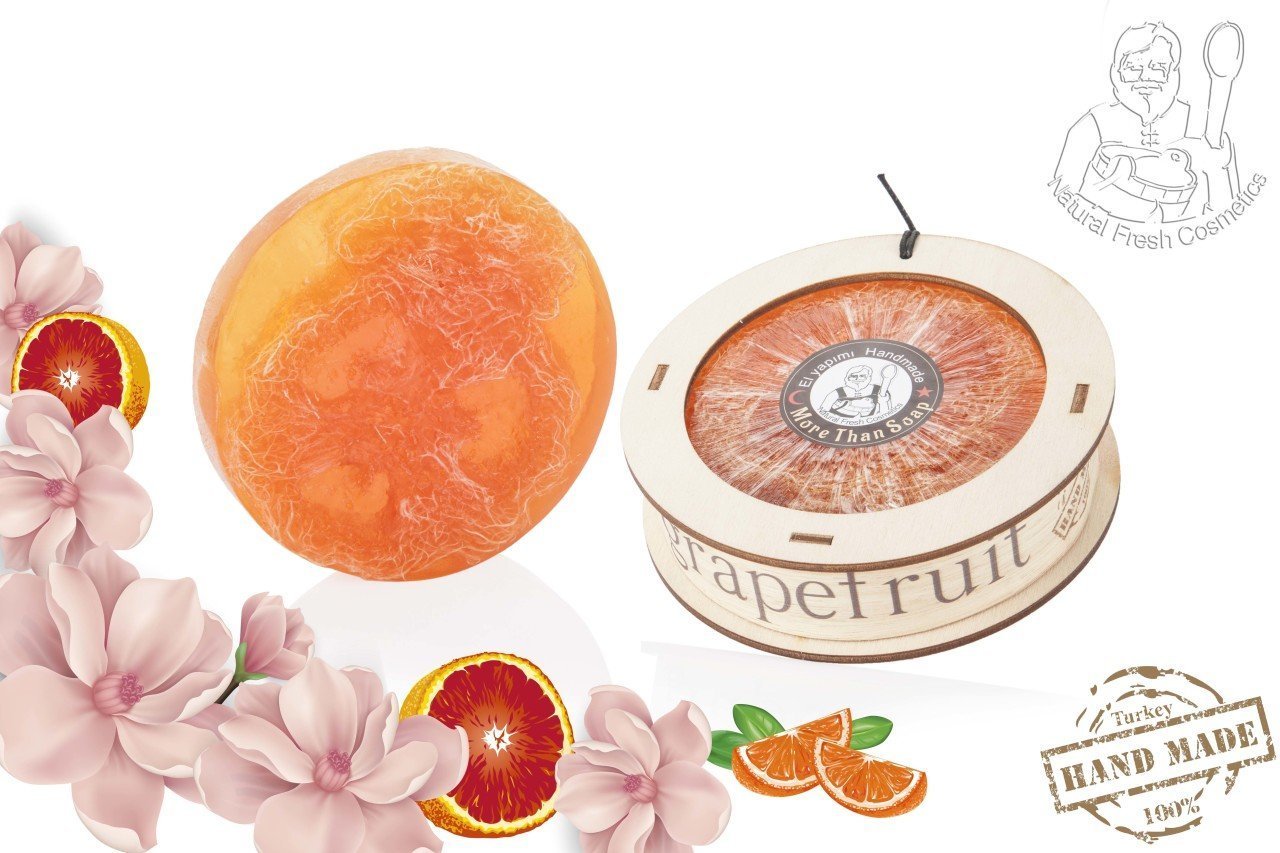 Greyfurt Lifli Gliserinli Sabun - Greyfurt Fibrus Glycerin Soap 150 gr