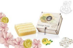 Lemon Otu Süngerli Sabun - Lemon Grass Sponge Soap 150 gr