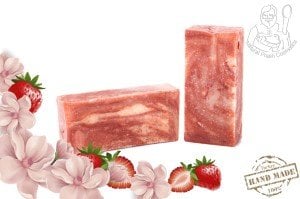 Çilek Yoğurt Sabun / Strawberry Yoghurt Soap 95 gr