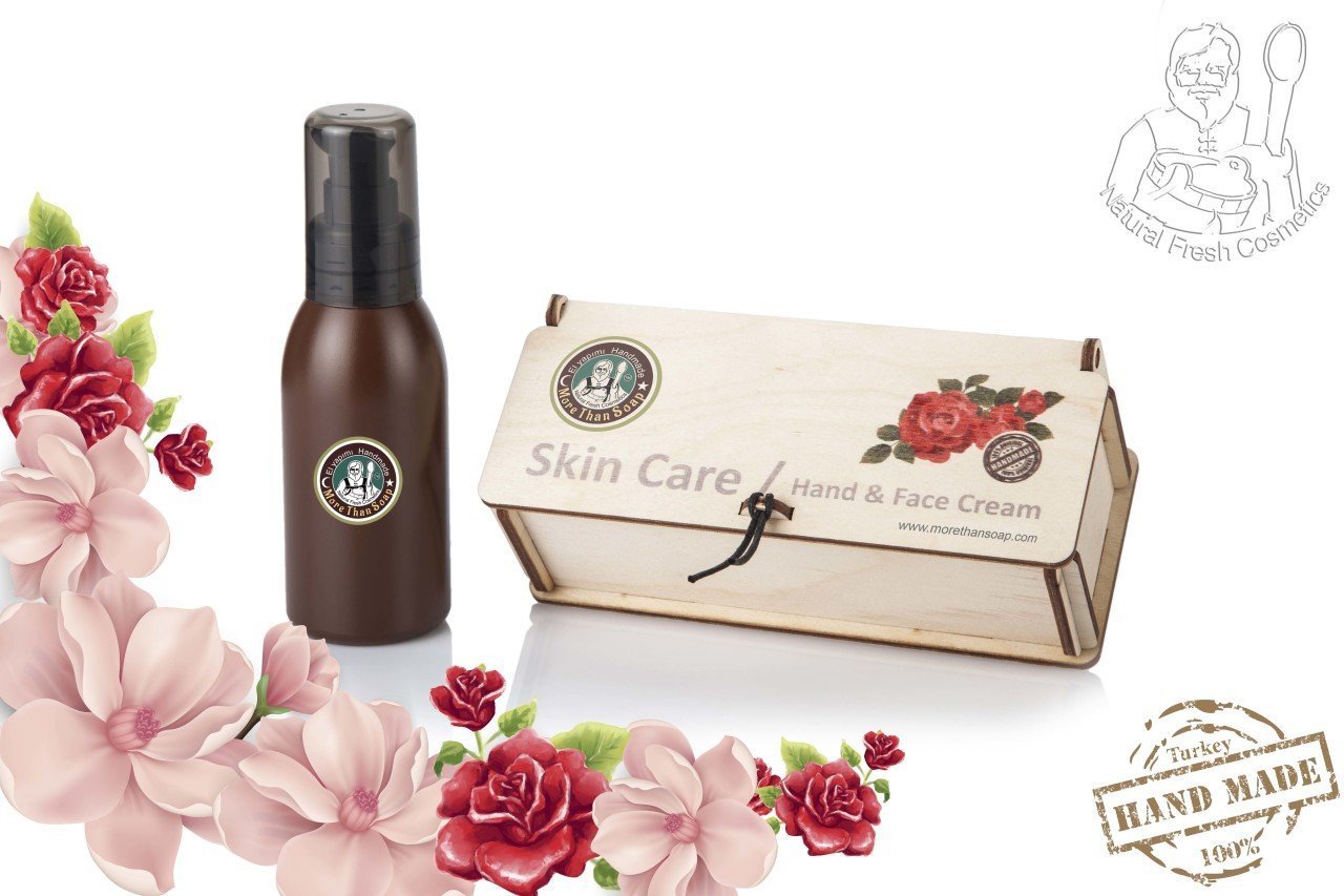 Gül El ve Yüz Bakım Kremi / Rose Hand and Face Care Cream 100ml