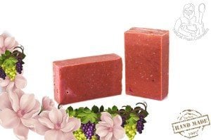 Kırmızı Şarap Sabun / Red Wine Soap 95 gr