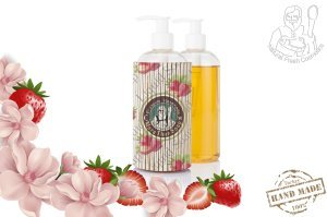 Çilek & Yoğeurt  Sıvı Sabun / Strawbrry Yogurt Liquid Soap 200 ml