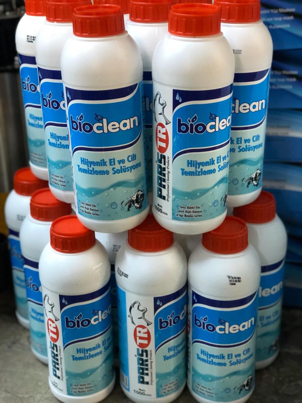 Bio Clean El Ve Cilt Temizleme Hijyenik Solisyonu 1 LT