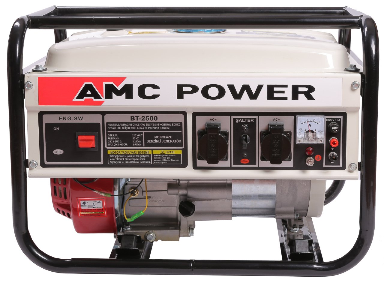Amcpower 2,5 KVA Benzinli Jeneratör BT2500