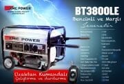 Amcpower 3,5 KVA Benzinli Jeneratör(Marşlı)