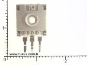 220 Ohm Dik Trimpot