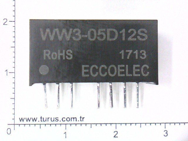 WW3-12S05  12V►5V  3 Watt