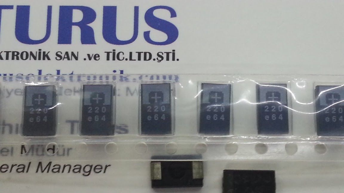 8,2 uF 16Volt Poscap  -  16TQC8R2