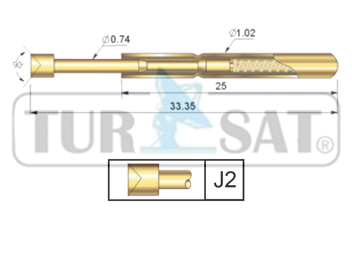 TP102-333-J2 Test Pini