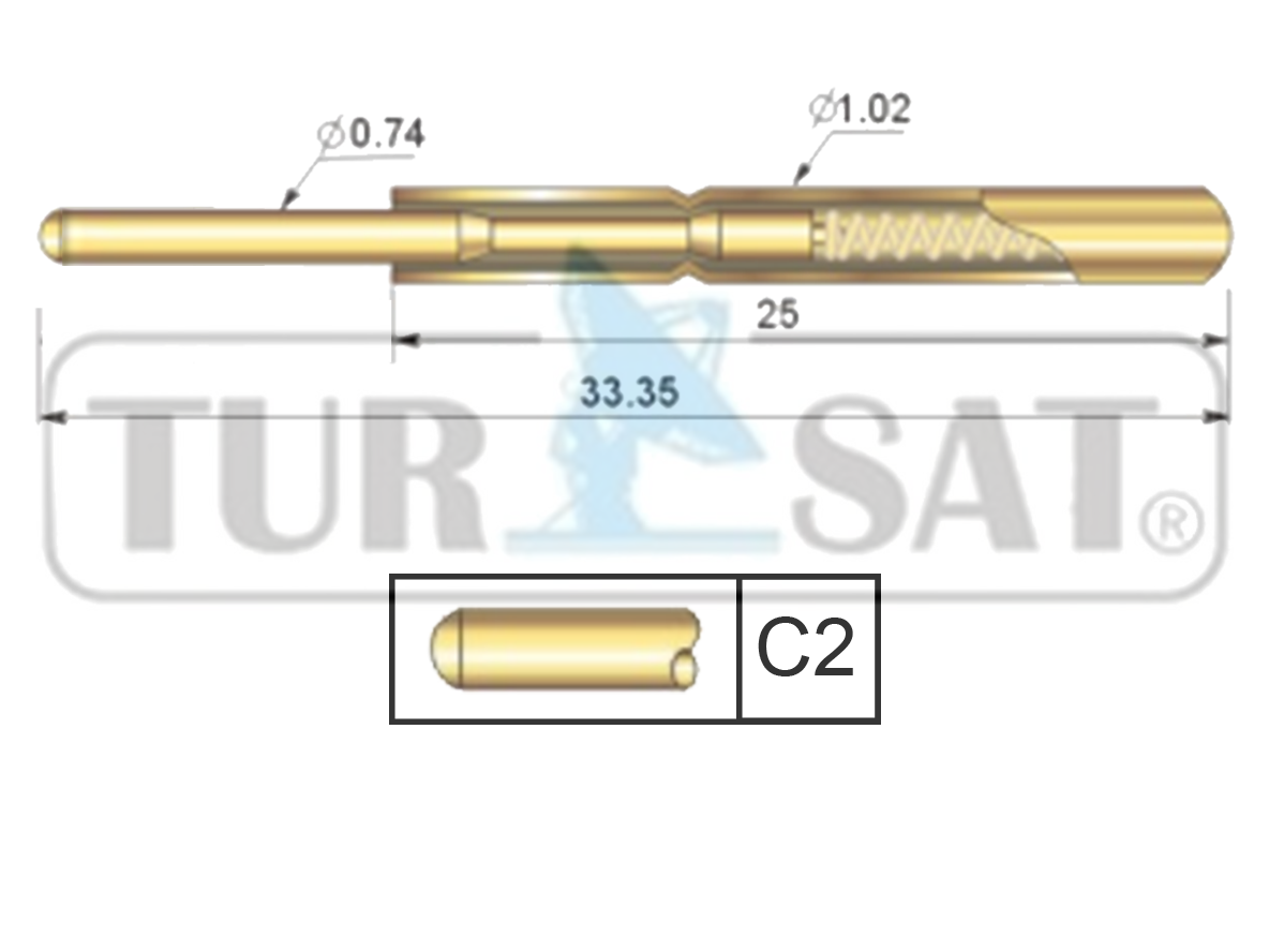 TP102-333-C2 Test Pini