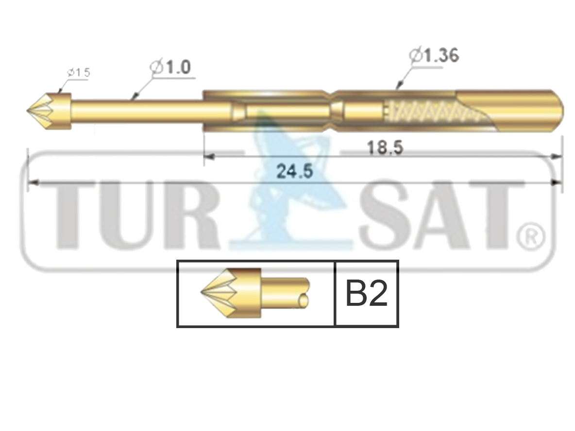 TP136-245-B2 Test Pini