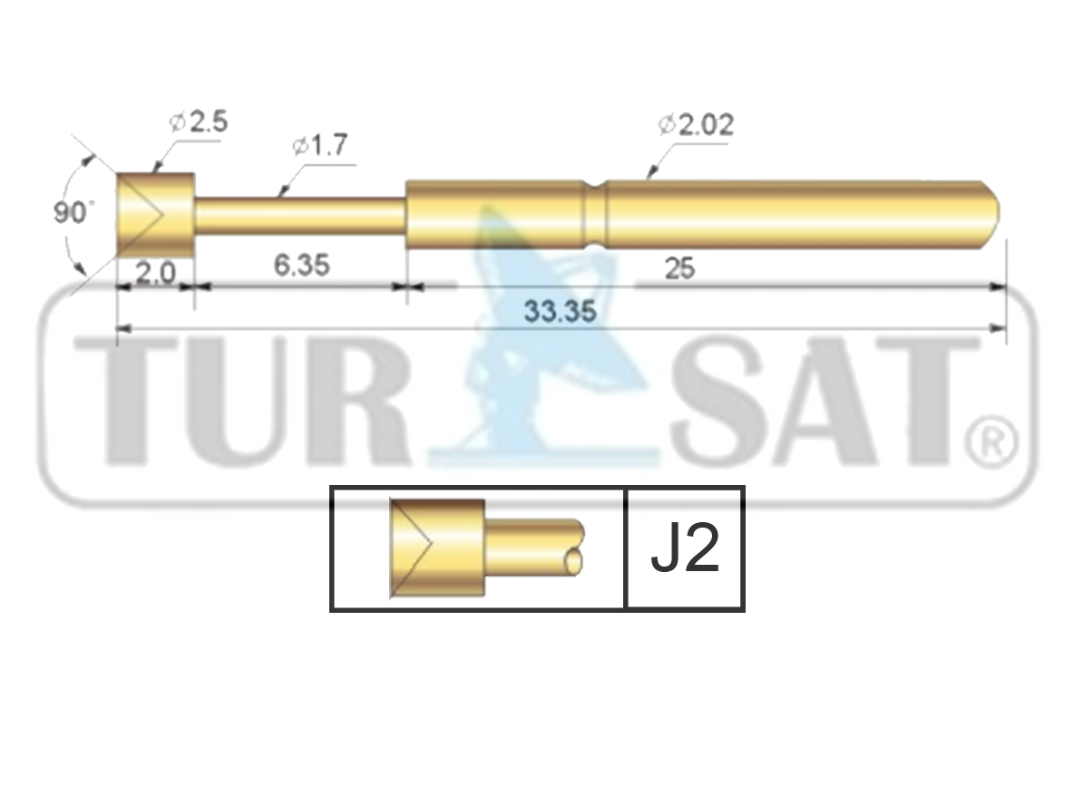 TP202-333-J2 Test Pini
