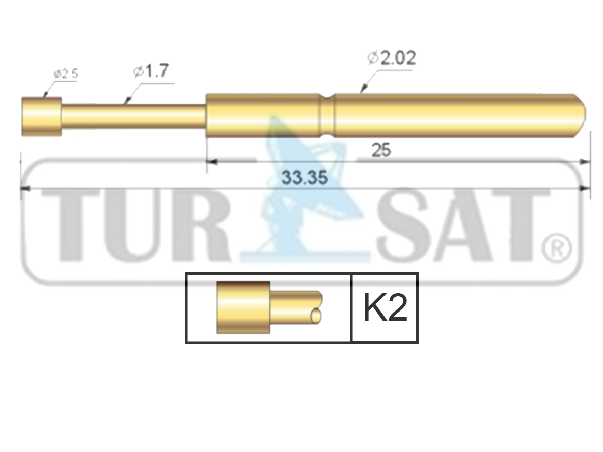 TP202-333-K2 Test Pini