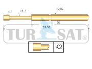 TP202-333-K2 Test Pini