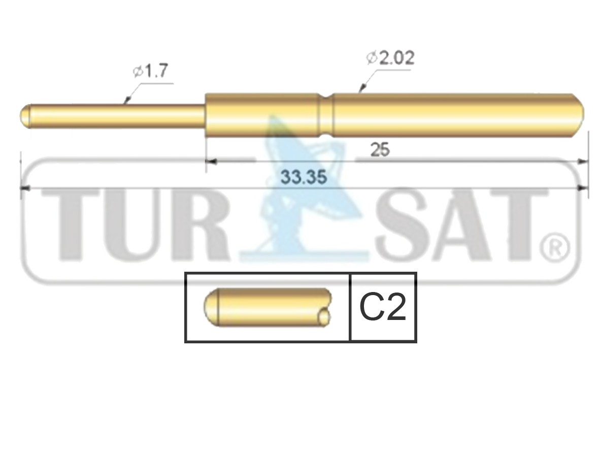 TP202-333-C2 Test Pini