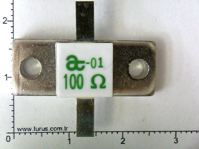 100 Ohm 250 Watt 2 Pin 10*25mm Rf Resistor  100 Ohm 250 W