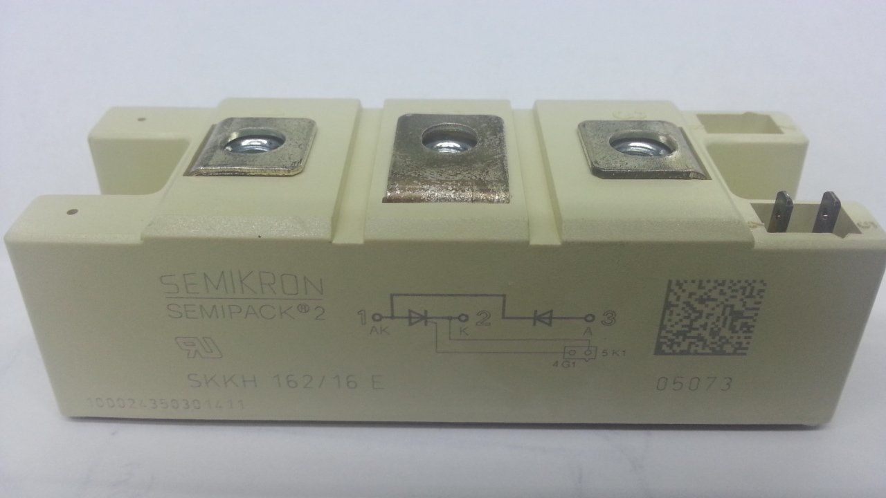 SKKH162/16E SEMIKRON - SKKH 162/16 E - THYRISTOR MODULE, 160A, 1.6KV, A 21