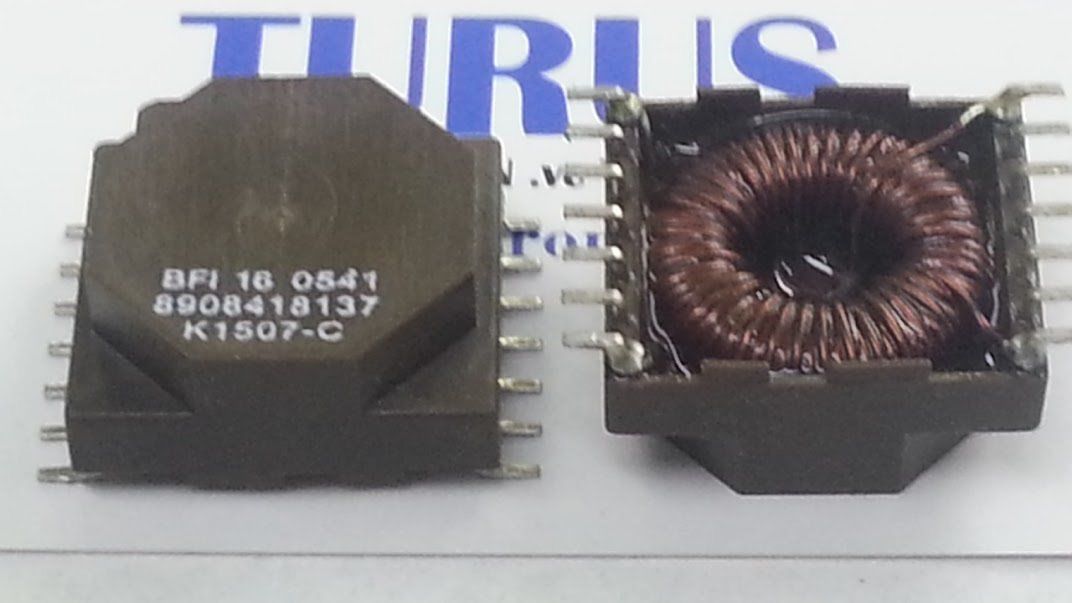 K1507-C  2*8 uH 3 A Filter Inductor
