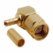 SMA-102 Erkek Sıkmalı 90° RG174/RG316 SMA Konnektör