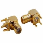 SMA-201 Dişi PCB Tipi 90° SMA Konnektör