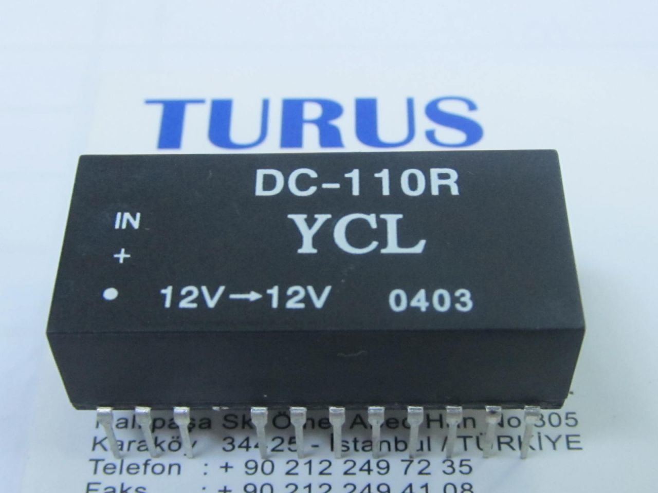 DC-110R 2W  12V ► 12V