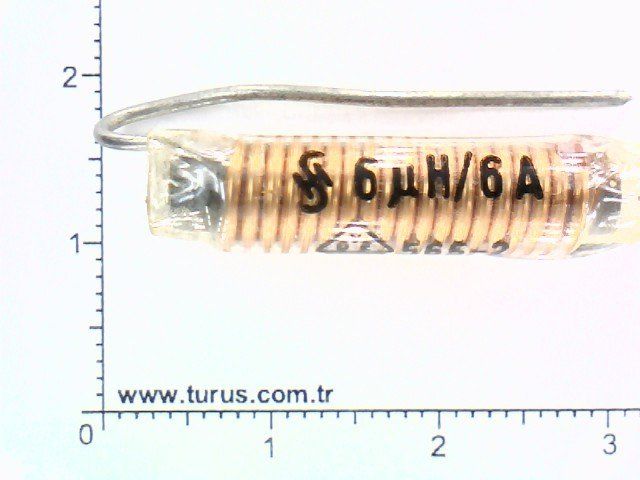6 uH 6 A  Axial Power Inductor