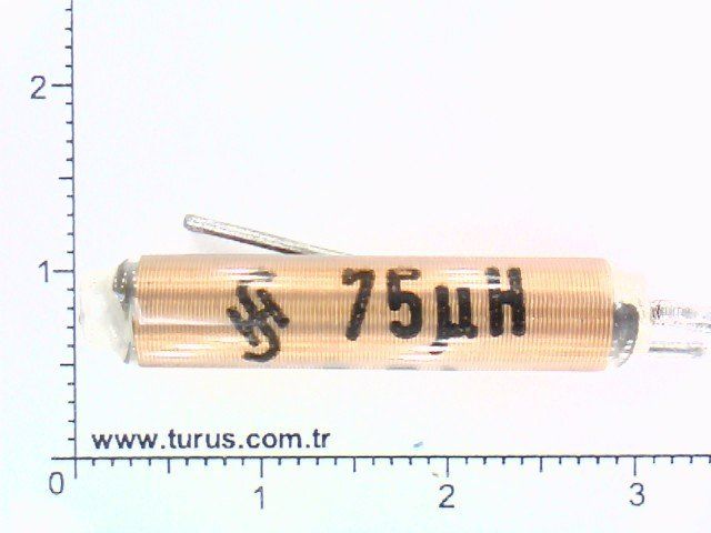 75 uH 0,5 A  Axial Power Inductor