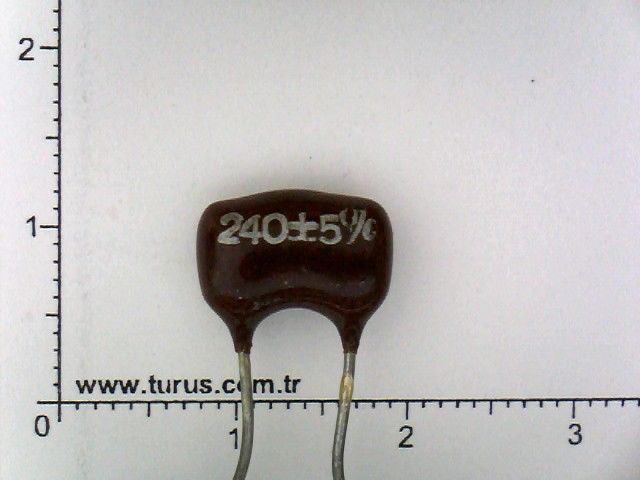 240 pF  100 Volt