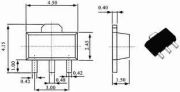 BFQ19A  SOT-89 NPN  4GHz RF Transistor