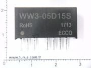 WW3-05D15  (5V►+/-15V)