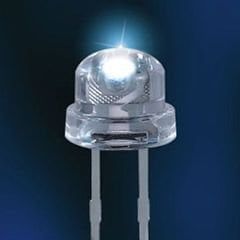 Beyaz Mantar Led 4.8mm  ( 500 Adet )