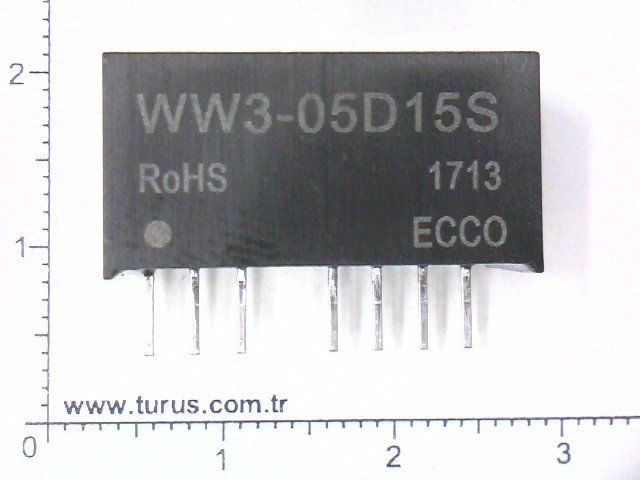 WW3-12D05  (12V►+/-5V)