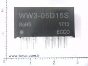WW3-12D05  (12V►+/-5V)