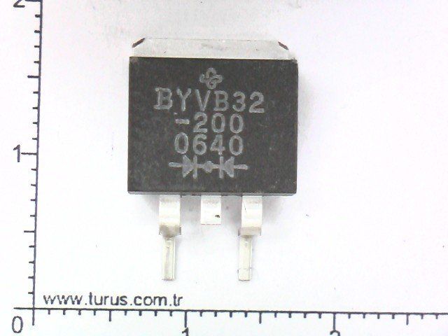 BYVB32-200  18 Amper 200 V CC Ortak Katod  Ultra Fast