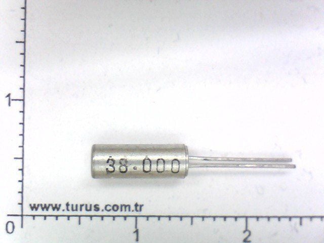 38 KHZ Kristal  (38.000) Hz