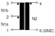 1*2 ferrite inductor
