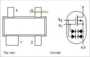 BF997A  1 GHz Dual Gate Mos Fet Transistor