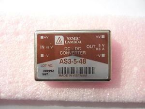 AS3-5-48  48V►5V 3 Watt Dc Dc Converter