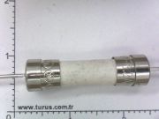 6,3 Amper 250Volt  5X20mm Seramik Tel ayaklı sigorta 0216063MRET1