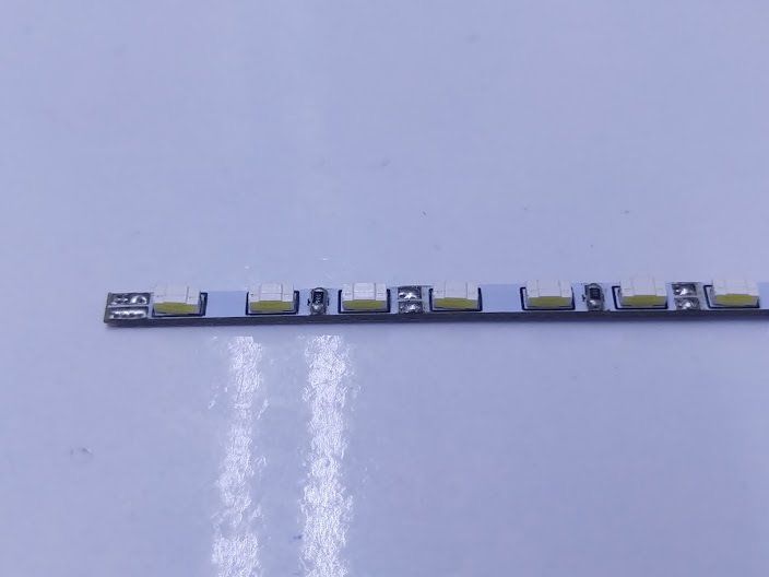 Beyaz 6500K Yan Led  12 Volt 500 mA 2,5 mm X 375 mm (60 Ad 3014 Led)