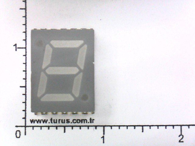 SS336SURWA/S530-A3 SMD  Kırmızı Display 10mm Ortak Anot 7 sekment