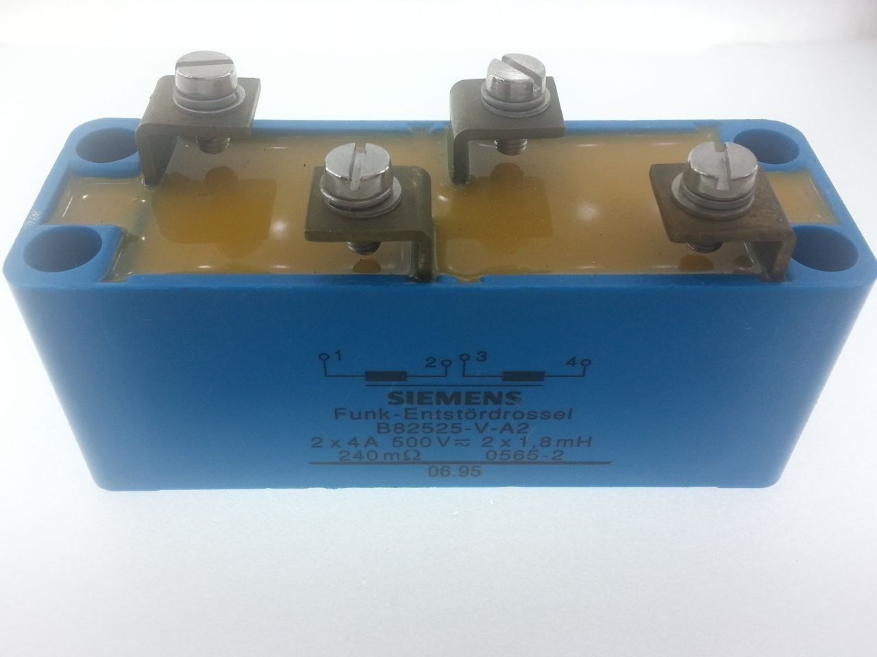 Line Filter 500V 2*4A  (2*1.8mH)